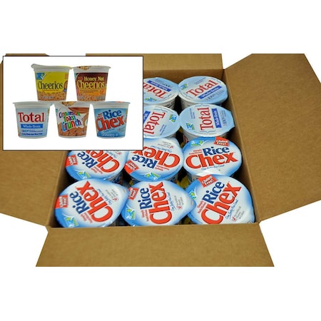 General Mills General Mills Cereal Adult Variety Pack Single Serve Cup 1.67oz., PK60 16000-31079